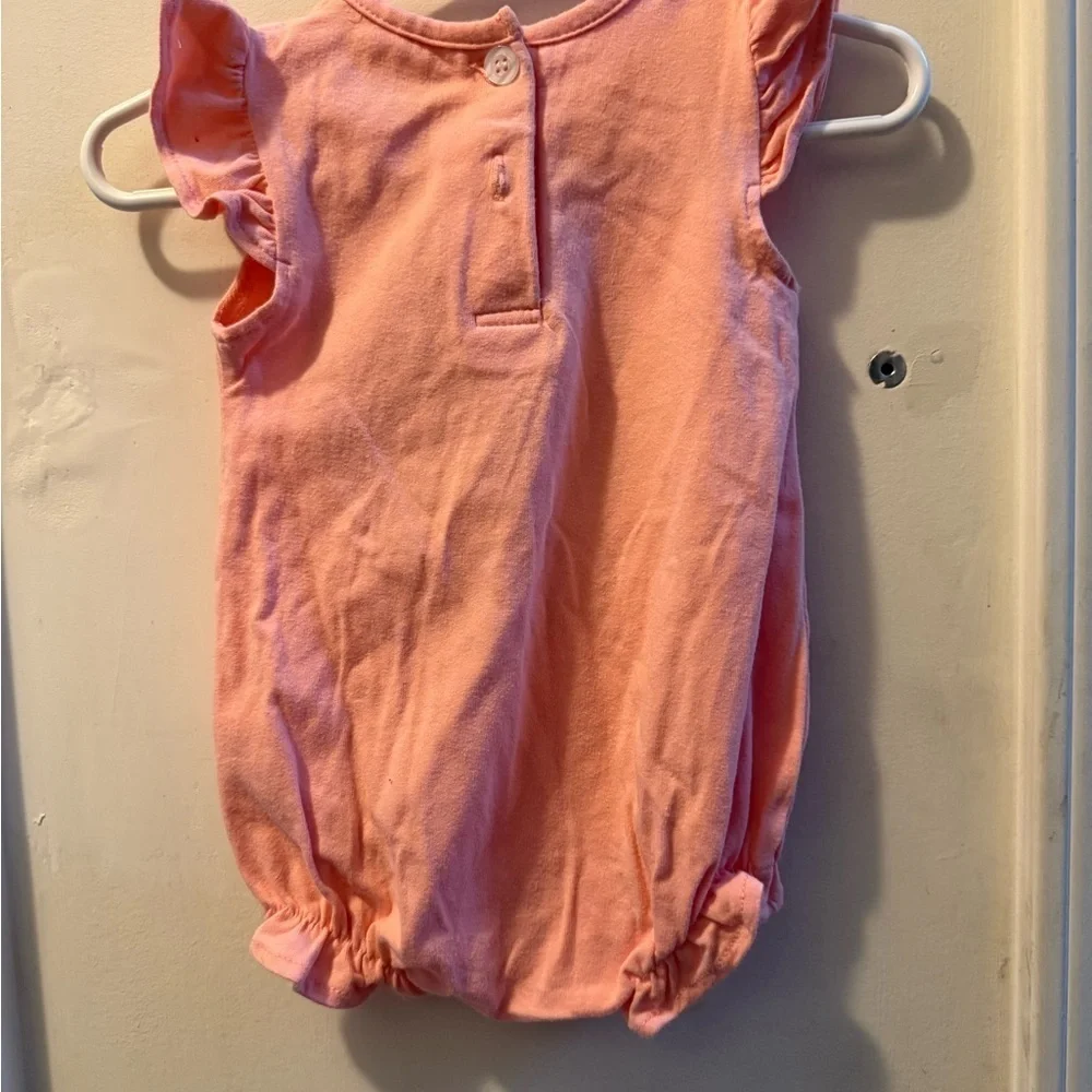 Stitchy Fish Putterly Adorable Applique Bubble Romper